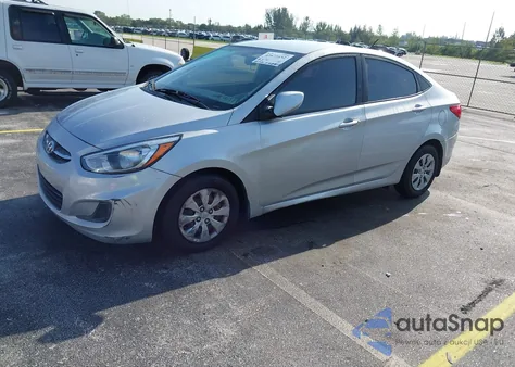2016 Hyundai Accent Se z USA, uszkodzony, nr VIN KMHCT4AE8GU122187
